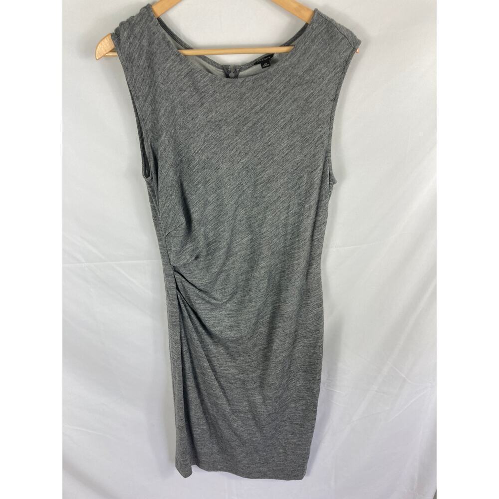Ann Taylor Side Cinch Grey Dress Size 10